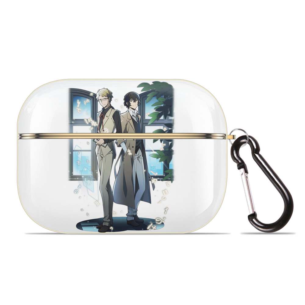 （画像用） 文豪ストレイドッグス Bungo Stray Dogs 【AirPods Pro用】ハードシェル保護ケース｜耐衝撃・防指紋・カラビナ付き商品仕様