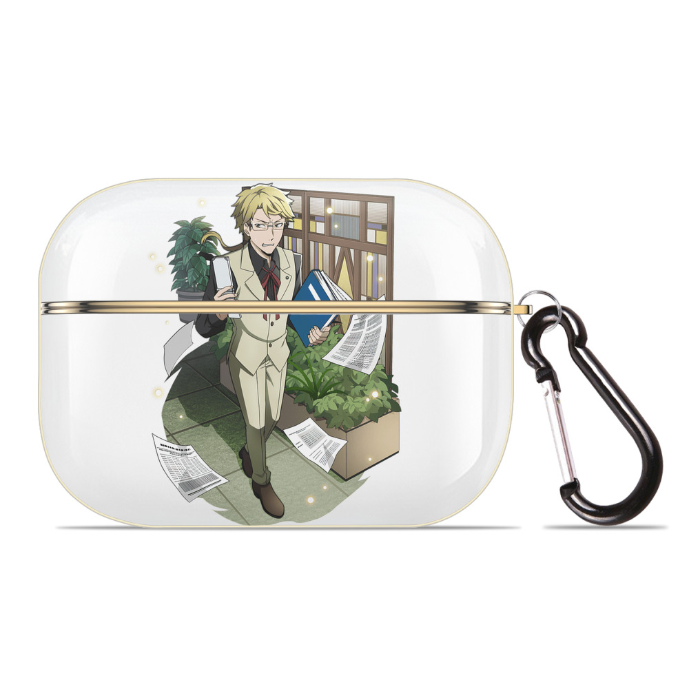 （画像用） 文豪ストレイドッグス Bungo Stray Dogs 【AirPods Pro用】ハードシェル保護ケース｜耐衝撃・防指紋・カラビナ付き商品仕様