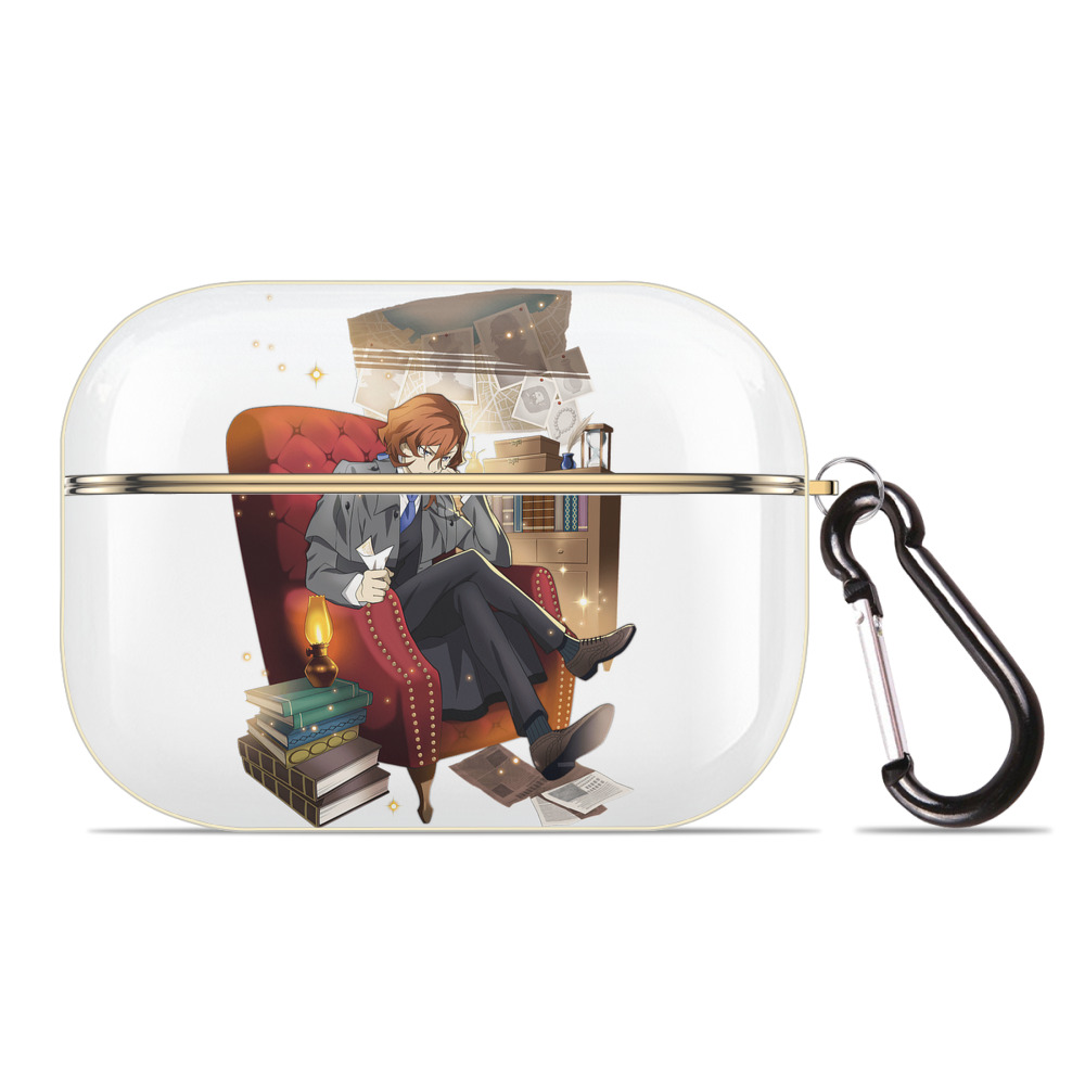 （画像用） 文豪ストレイドッグス Bungo Stray Dogs 【AirPods Pro用】ハードシェル保護ケース｜耐衝撃・防指紋・カラビナ付き商品仕様