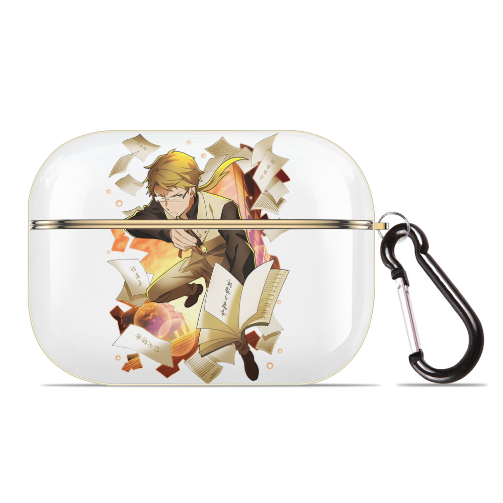 （画像用） 文豪ストレイドッグス Bungo Stray Dogs 【AirPods Pro用】ハードシェル保護ケース｜耐衝撃・防指紋・カラビナ付き商品仕様