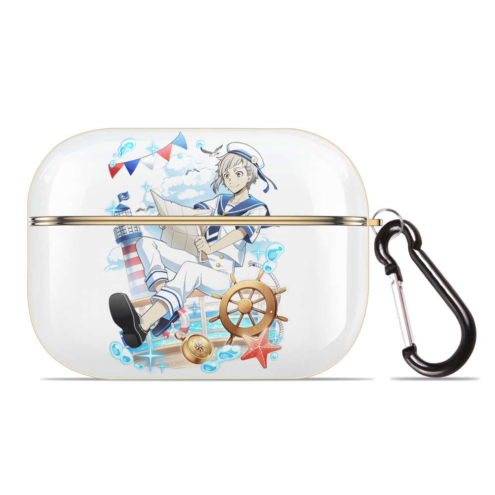 （画像用） 文豪ストレイドッグス Bungo Stray Dogs 【AirPods Pro用】ハードシェル保護ケース｜耐衝撃・防指紋・カラビナ付き商品仕様