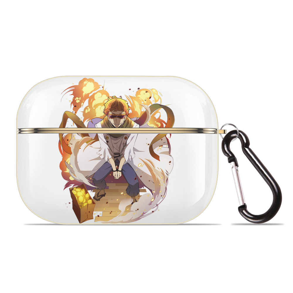 （画像用） 文豪ストレイドッグス Bungo Stray Dogs 【AirPods Pro用】ハードシェル保護ケース｜耐衝撃・防指紋・カラビナ付き商品仕様