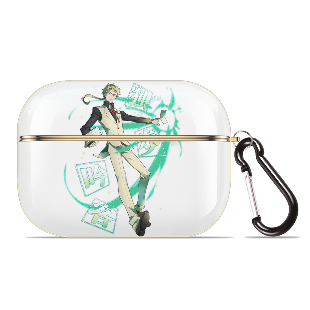 （画像用） 文豪ストレイドッグス Bungo Stray Dogs 【AirPods Pro用】ハードシェル保護ケース｜耐衝撃・防指紋・カラビナ付き商品仕様