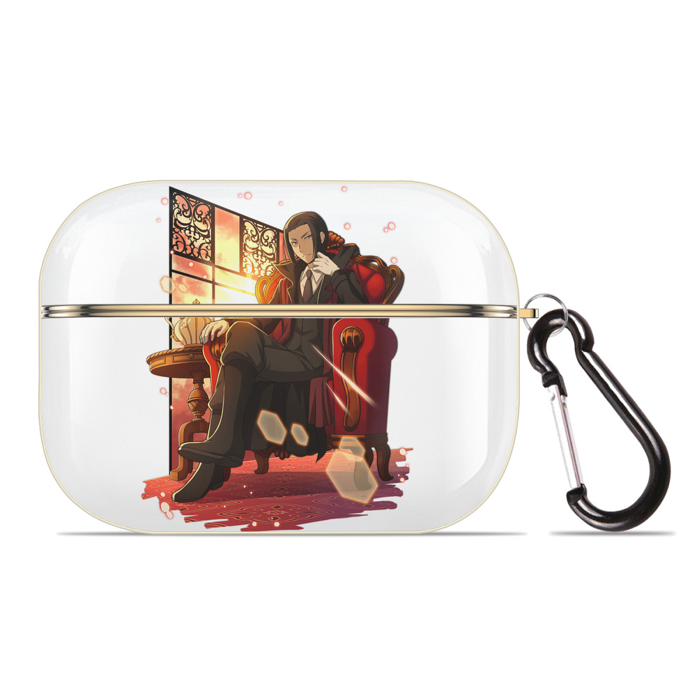 （画像用） 文豪ストレイドッグス Bungo Stray Dogs 【AirPods Pro用】ハードシェル保護ケース｜耐衝撃・防指紋・カラビナ付き商品仕様