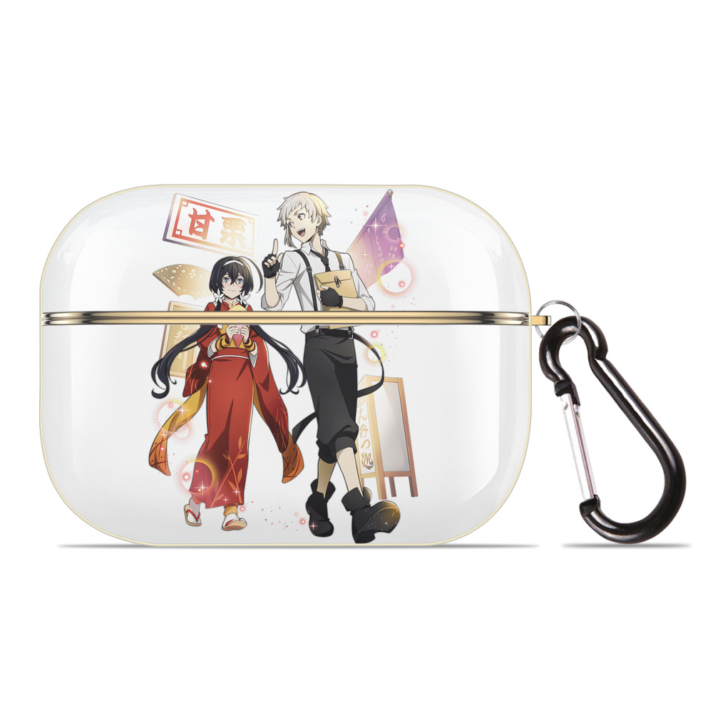 （画像用） 文豪ストレイドッグス Bungo Stray Dogs 【AirPods Pro用】ハードシェル保護ケース｜耐衝撃・防指紋・カラビナ付き商品仕様
