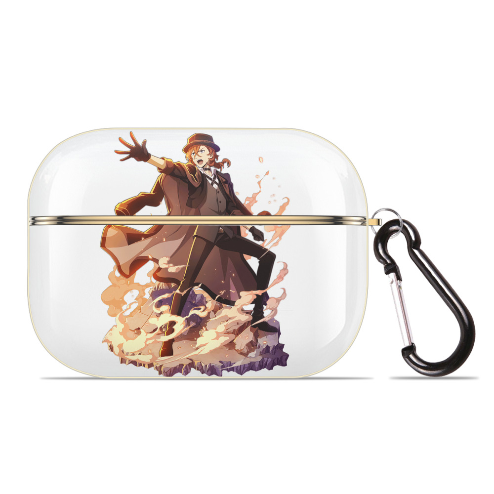 （画像用） 文豪ストレイドッグス Bungo Stray Dogs 【AirPods Pro用】ハードシェル保護ケース｜耐衝撃・防指紋・カラビナ付き商品仕様