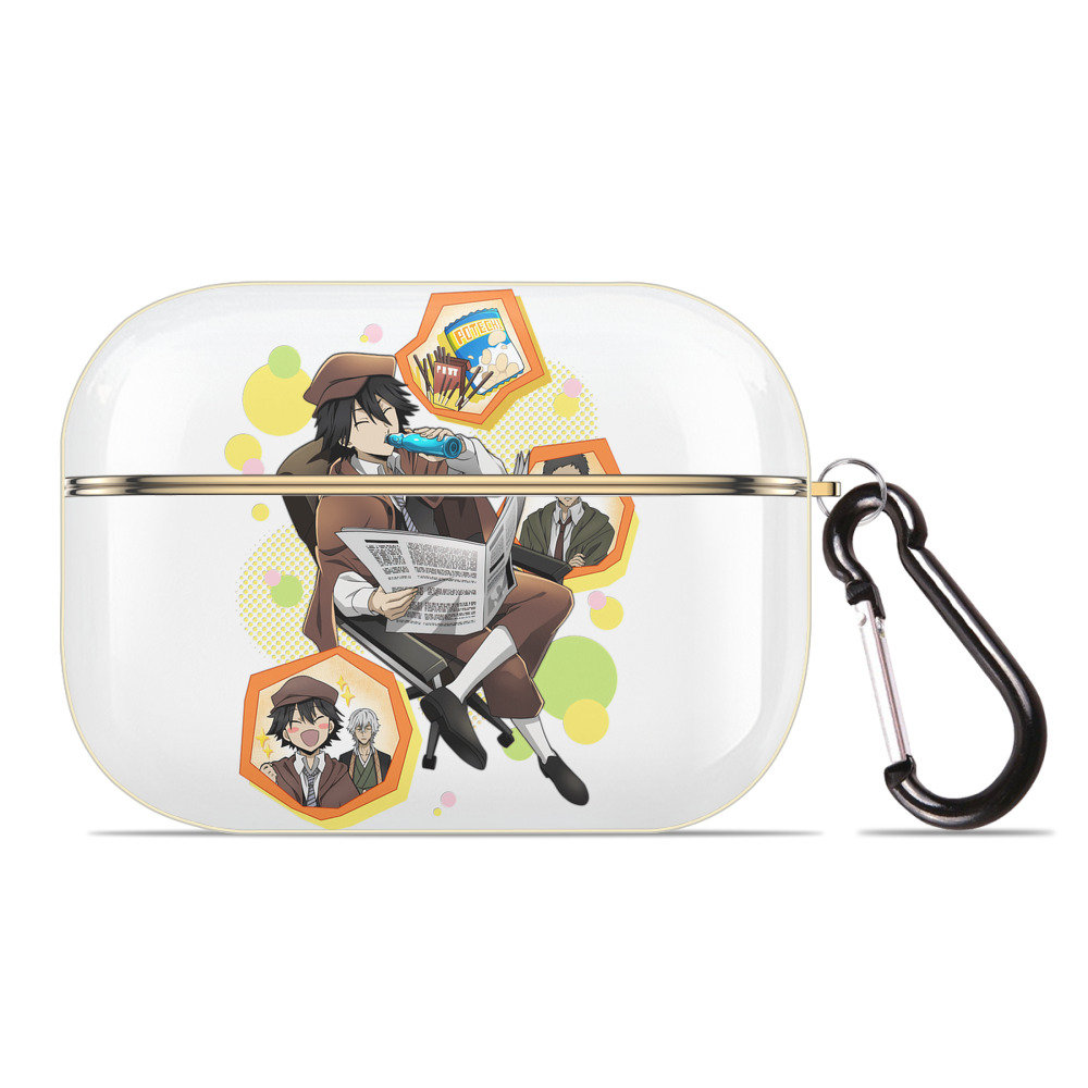 （画像用） 文豪ストレイドッグス Bungo Stray Dogs 【AirPods Pro用】ハードシェル保護ケース｜耐衝撃・防指紋・カラビナ付き商品仕様