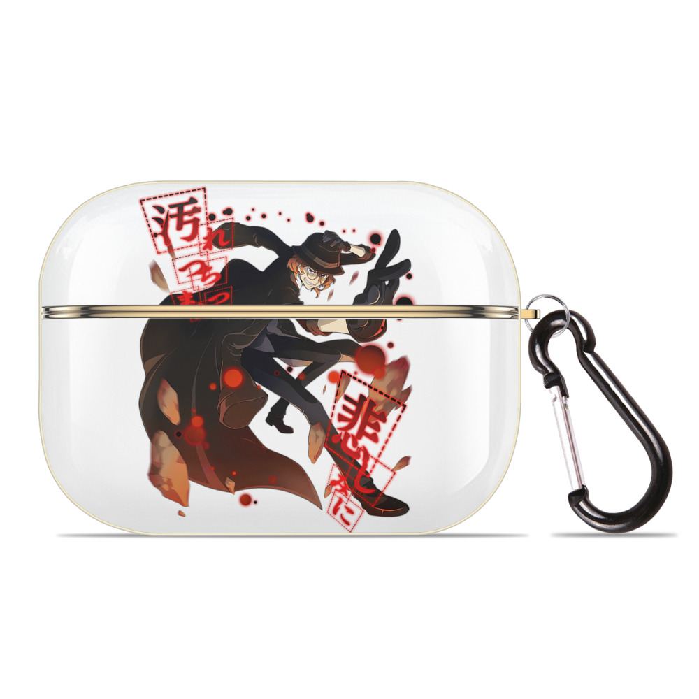（画像用） 文豪ストレイドッグス Bungo Stray Dogs 【AirPods Pro用】ハードシェル保護ケース｜耐衝撃・防指紋・カラビナ付き商品仕様