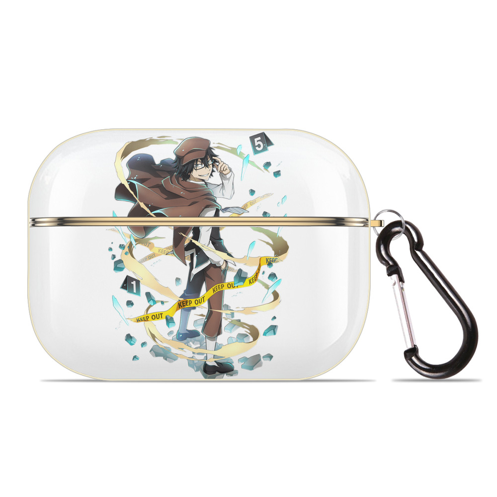 （画像用） 文豪ストレイドッグス Bungo Stray Dogs 【AirPods Pro用】ハードシェル保護ケース｜耐衝撃・防指紋・カラビナ付き商品仕様