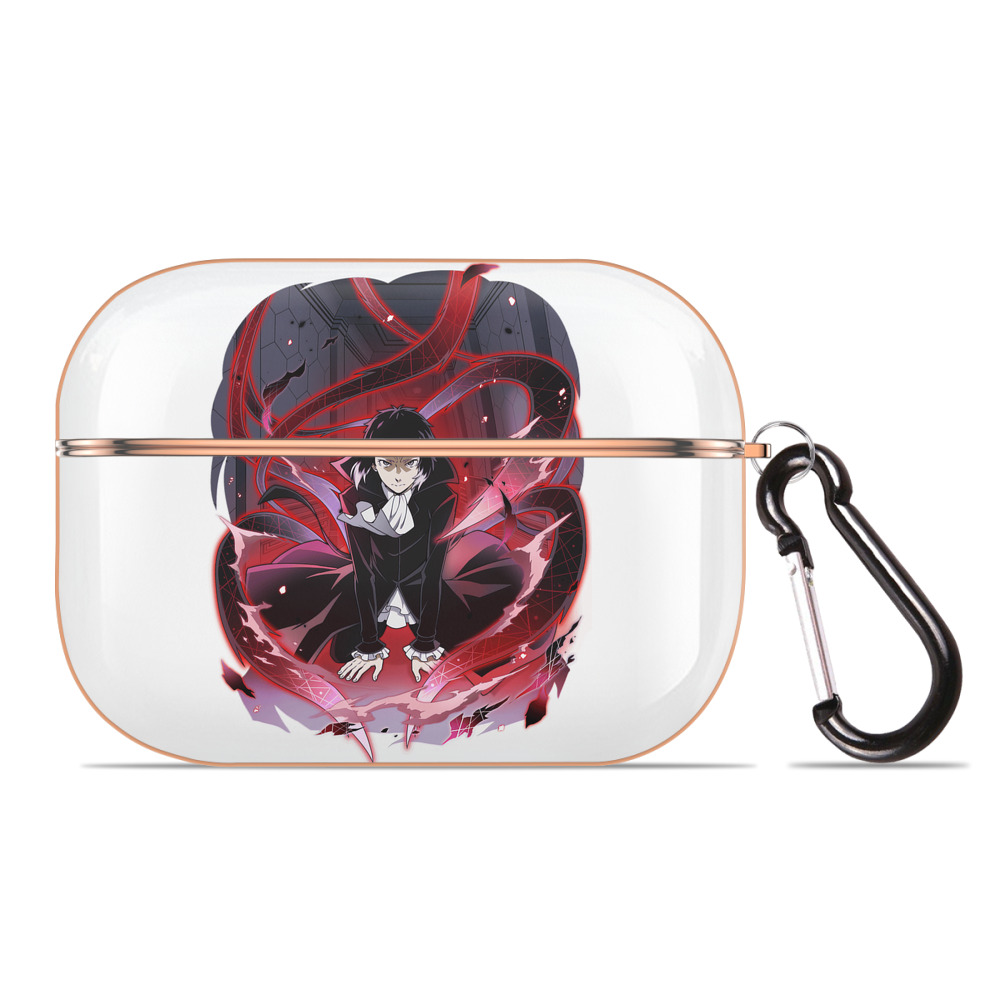 （画像用） 文豪ストレイドッグス Bungo Stray Dogs 【AirPods Pro用】ハードシェル保護ケース｜耐衝撃・防指紋・カラビナ付き商品仕様
