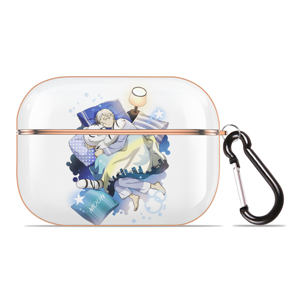 （画像用） 文豪ストレイドッグス Bungo Stray Dogs 【AirPods Pro用】ハードシェル保護ケース｜耐衝撃・防指紋・カラビナ付き商品仕様
