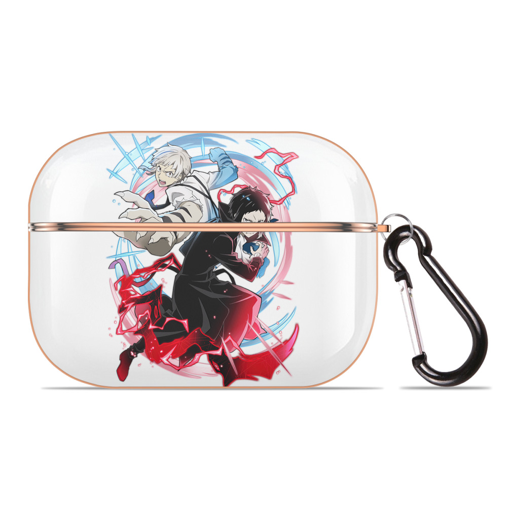 （画像用） 文豪ストレイドッグス Bungo Stray Dogs 【AirPods Pro用】ハードシェル保護ケース｜耐衝撃・防指紋・カラビナ付き商品仕様