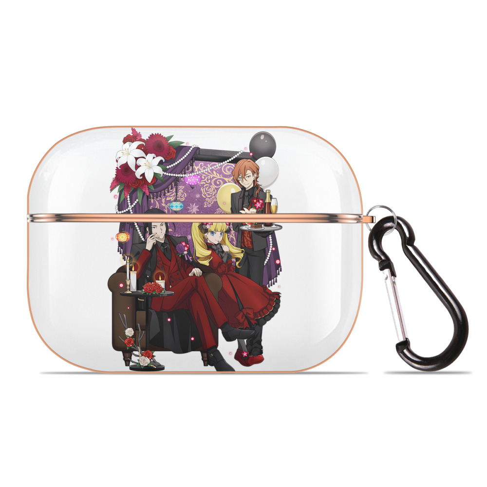（画像用） 文豪ストレイドッグス Bungo Stray Dogs 【AirPods Pro用】ハードシェル保護ケース｜耐衝撃・防指紋・カラビナ付き商品仕様
