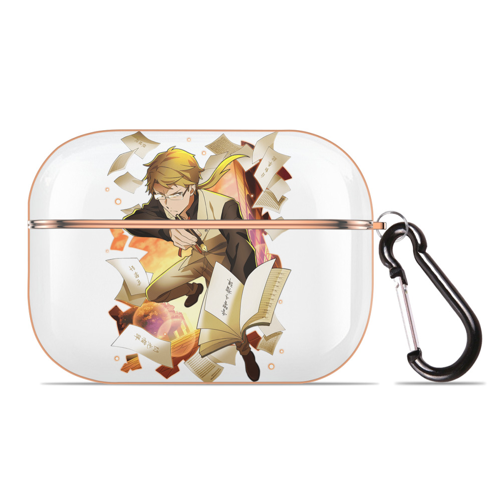（画像用） 文豪ストレイドッグス Bungo Stray Dogs 【AirPods Pro用】ハードシェル保護ケース｜耐衝撃・防指紋・カラビナ付き商品仕様