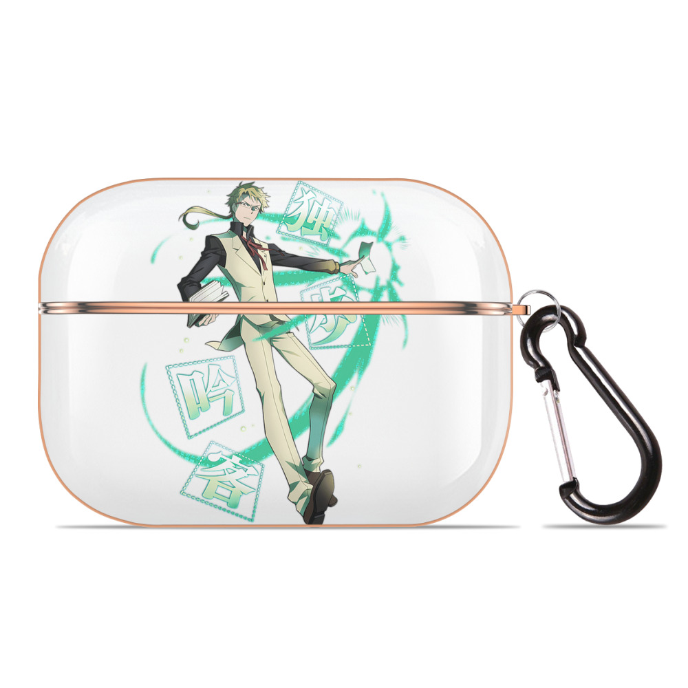 （画像用） 文豪ストレイドッグス Bungo Stray Dogs 【AirPods Pro用】ハードシェル保護ケース｜耐衝撃・防指紋・カラビナ付き商品仕様