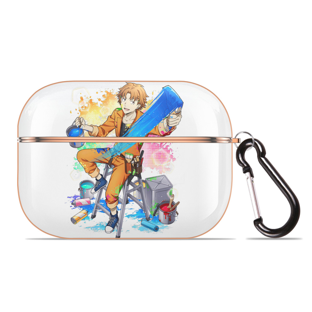 （画像用） 文豪ストレイドッグス Bungo Stray Dogs 【AirPods Pro用】ハードシェル保護ケース｜耐衝撃・防指紋・カラビナ付き商品仕様