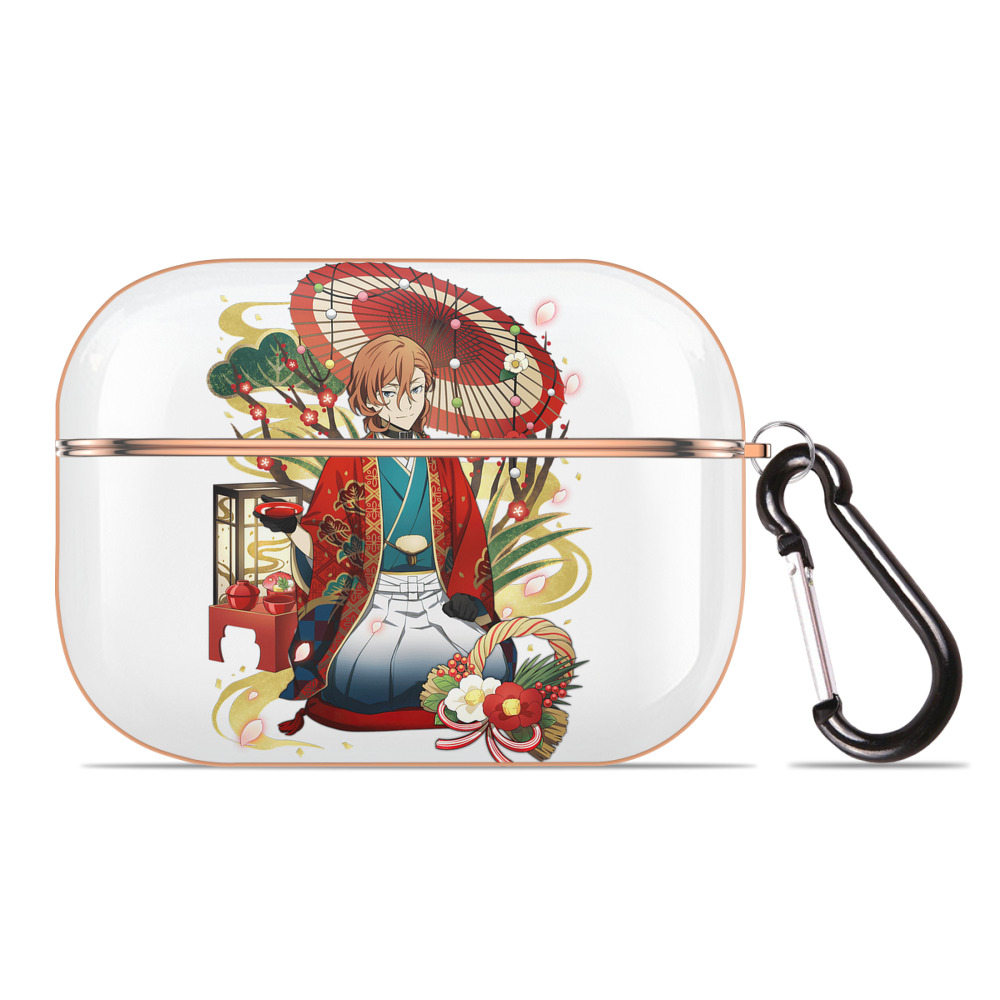 （画像用） 文豪ストレイドッグス Bungo Stray Dogs 【AirPods Pro用】ハードシェル保護ケース｜耐衝撃・防指紋・カラビナ付き商品仕様