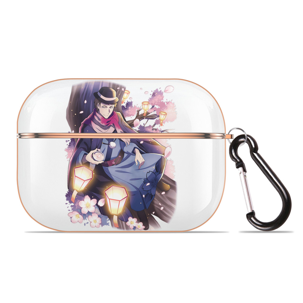 （画像用） 文豪ストレイドッグス Bungo Stray Dogs 【AirPods Pro用】ハードシェル保護ケース｜耐衝撃・防指紋・カラビナ付き商品仕様