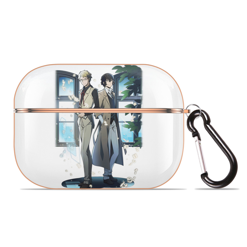 （画像用） 文豪ストレイドッグス Bungo Stray Dogs 【AirPods Pro用】ハードシェル保護ケース｜耐衝撃・防指紋・カラビナ付き商品仕様
