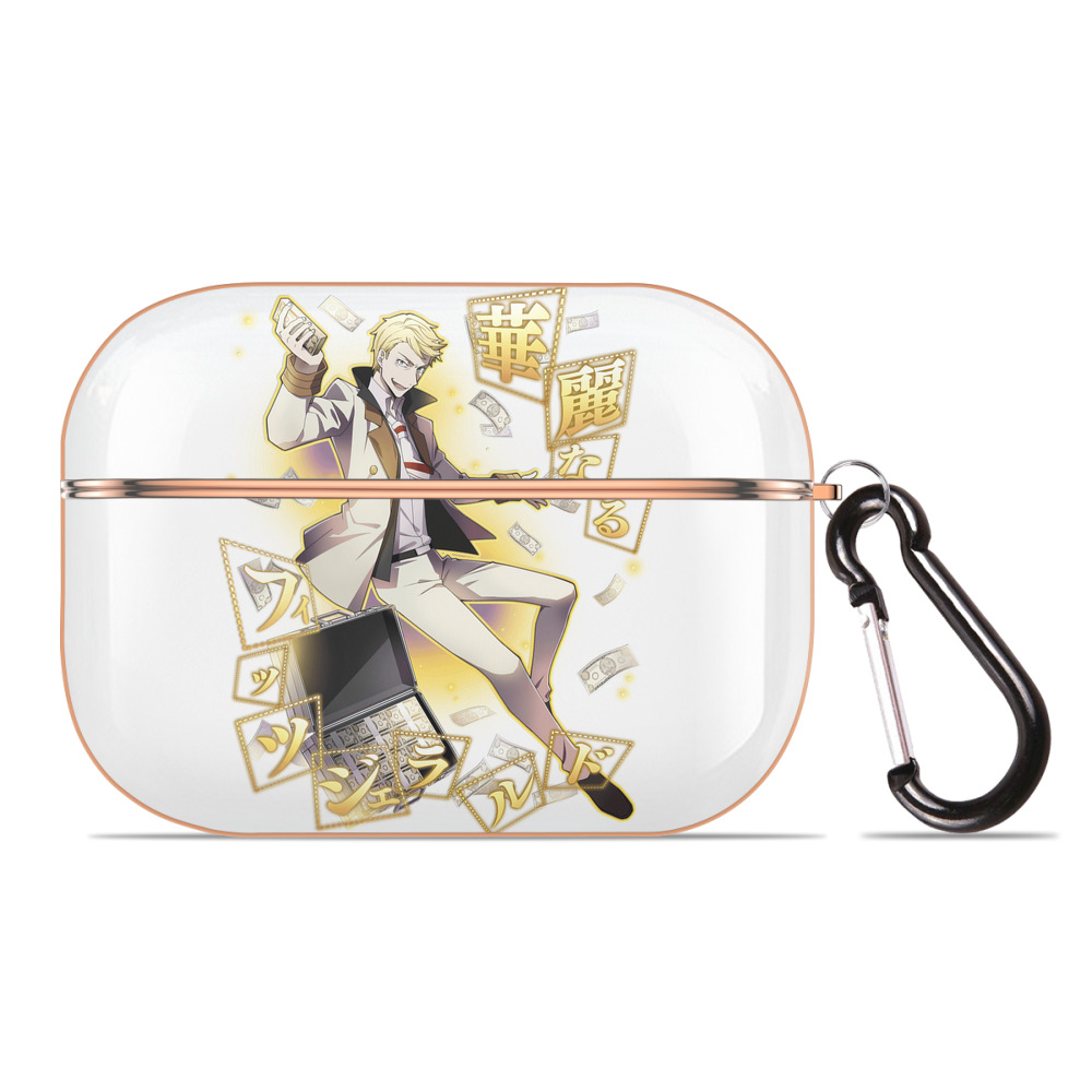 （画像用） 文豪ストレイドッグス Bungo Stray Dogs 【AirPods Pro用】ハードシェル保護ケース｜耐衝撃・防指紋・カラビナ付き商品仕様