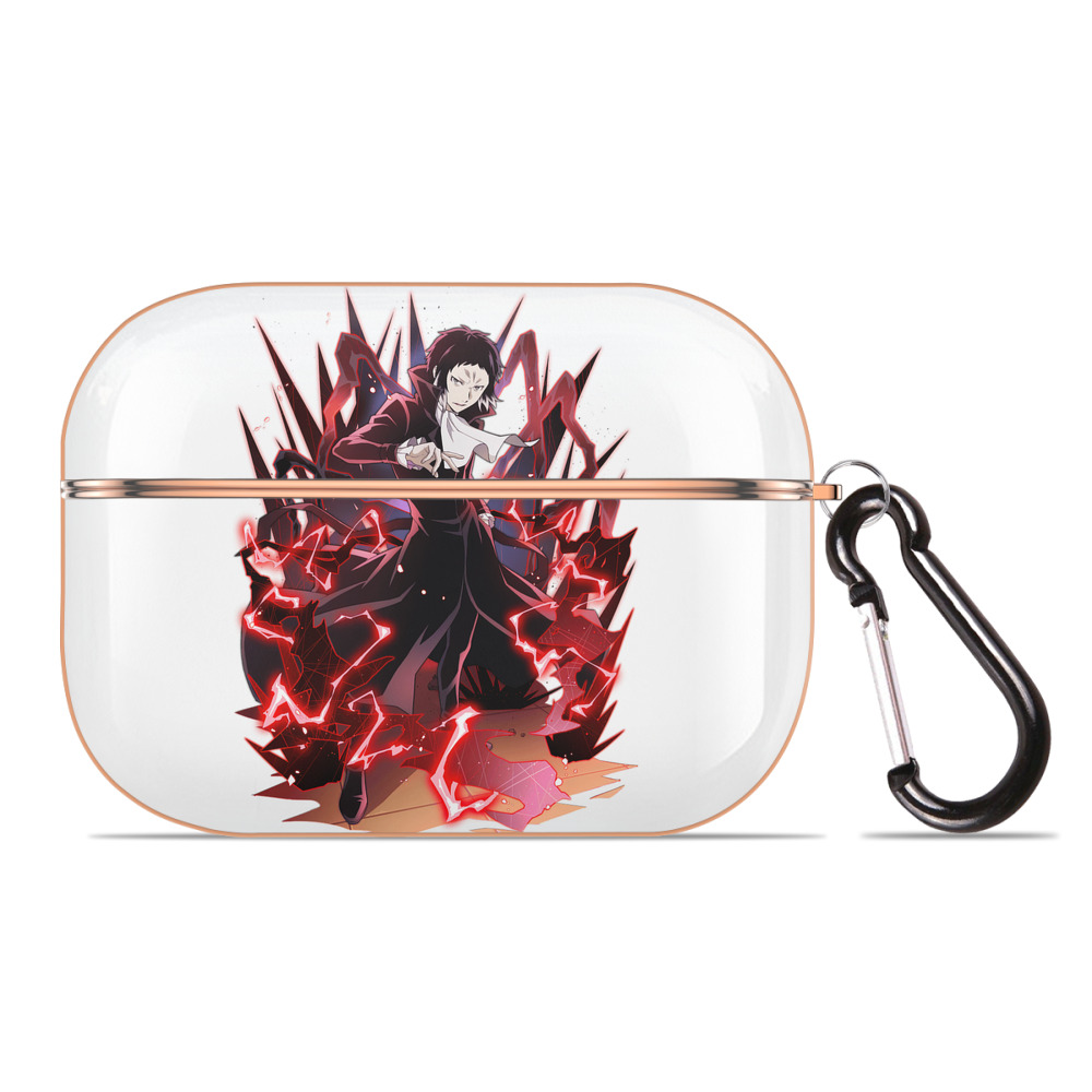 （画像用） 文豪ストレイドッグス Bungo Stray Dogs 【AirPods Pro用】ハードシェル保護ケース｜耐衝撃・防指紋・カラビナ付き商品仕様