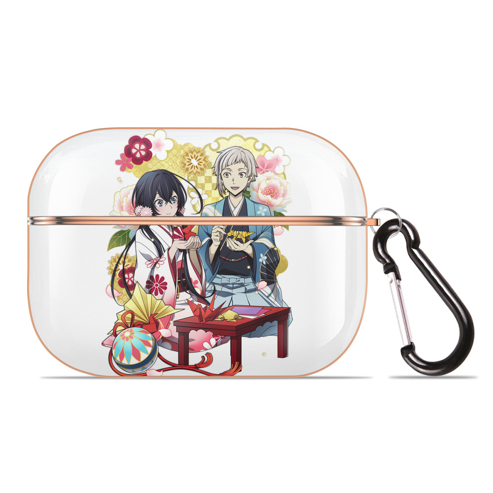 （画像用） 文豪ストレイドッグス Bungo Stray Dogs 【AirPods Pro用】ハードシェル保護ケース｜耐衝撃・防指紋・カラビナ付き商品仕様