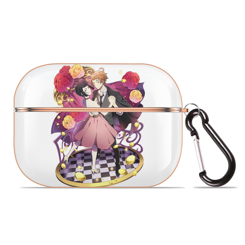 （画像用） 文豪ストレイドッグス Bungo Stray Dogs 【AirPods Pro用】ハードシェル保護ケース｜耐衝撃・防指紋・カラビナ付き商品仕様