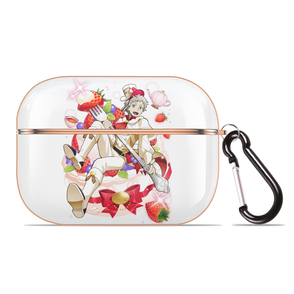 （画像用） 文豪ストレイドッグス Bungo Stray Dogs 【AirPods Pro用】ハードシェル保護ケース｜耐衝撃・防指紋・カラビナ付き商品仕様