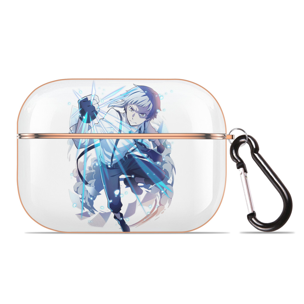 （画像用） 文豪ストレイドッグス Bungo Stray Dogs 【AirPods Pro用】ハードシェル保護ケース｜耐衝撃・防指紋・カラビナ付き商品仕様