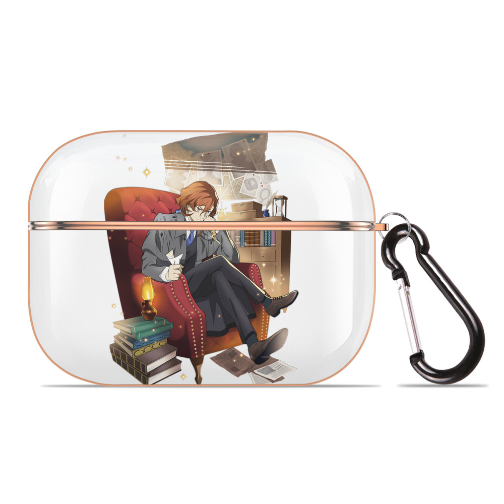 （画像用） 文豪ストレイドッグス Bungo Stray Dogs 【AirPods Pro用】ハードシェル保護ケース｜耐衝撃・防指紋・カラビナ付き商品仕様