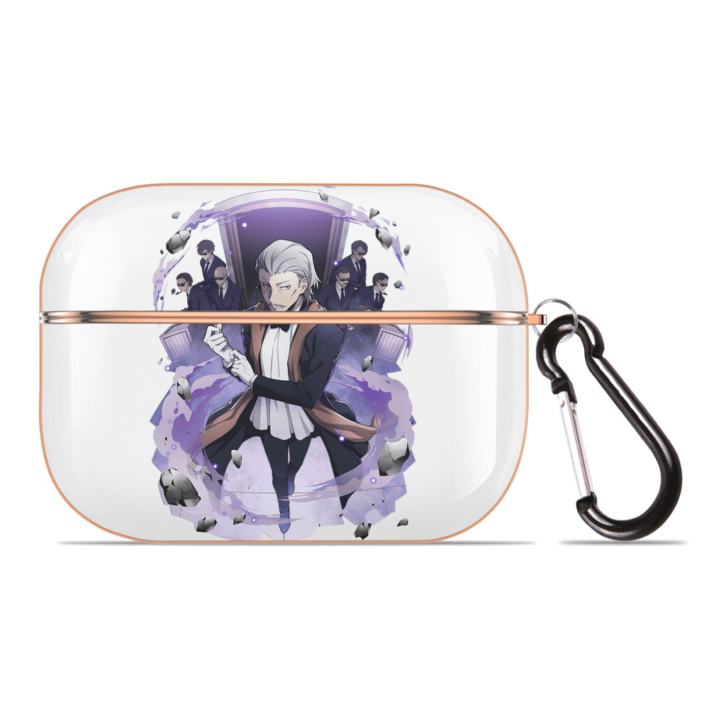 （画像用） 文豪ストレイドッグス Bungo Stray Dogs 【AirPods Pro用】ハードシェル保護ケース｜耐衝撃・防指紋・カラビナ付き商品仕様