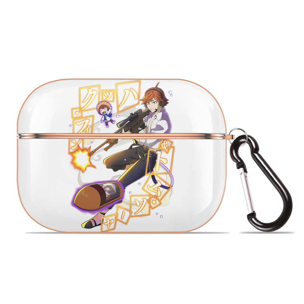 （画像用） 文豪ストレイドッグス Bungo Stray Dogs 【AirPods Pro用】ハードシェル保護ケース｜耐衝撃・防指紋・カラビナ付き商品仕様