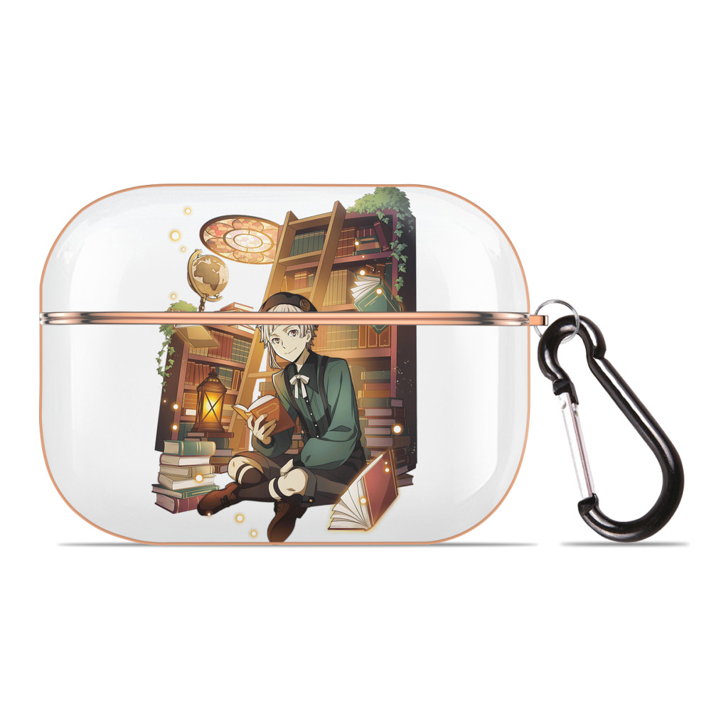 （画像用） 文豪ストレイドッグス Bungo Stray Dogs 【AirPods Pro用】ハードシェル保護ケース｜耐衝撃・防指紋・カラビナ付き商品仕様
