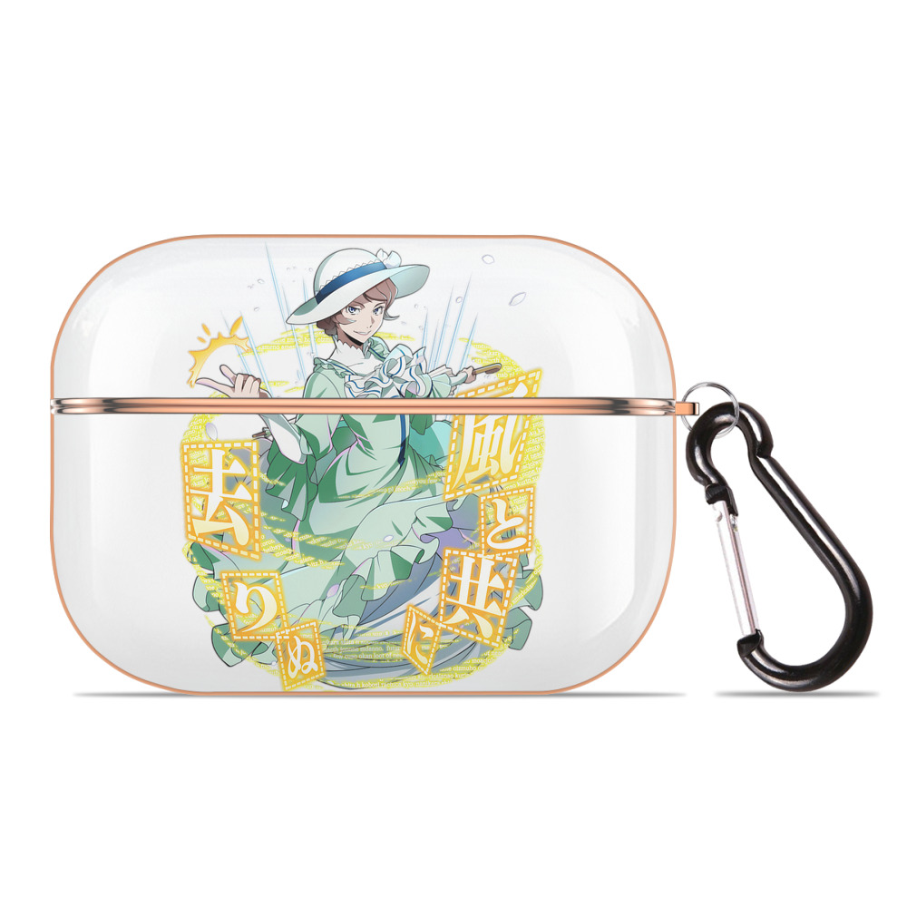 （画像用） 文豪ストレイドッグス Bungo Stray Dogs 【AirPods Pro用】ハードシェル保護ケース｜耐衝撃・防指紋・カラビナ付き商品仕様