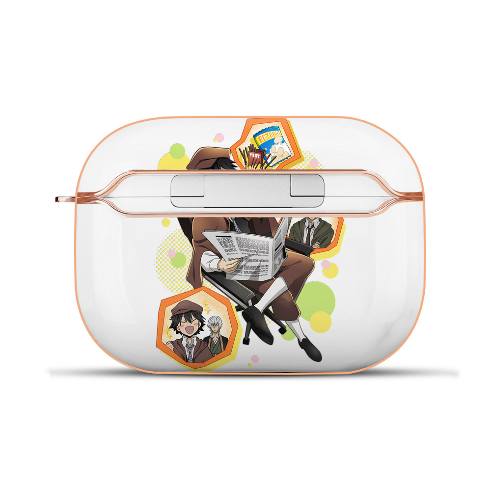 （画像用） 文豪ストレイドッグス Bungo Stray Dogs 【AirPods Pro用】ハードシェル保護ケース｜耐衝撃・防指紋・カラビナ付き商品仕様