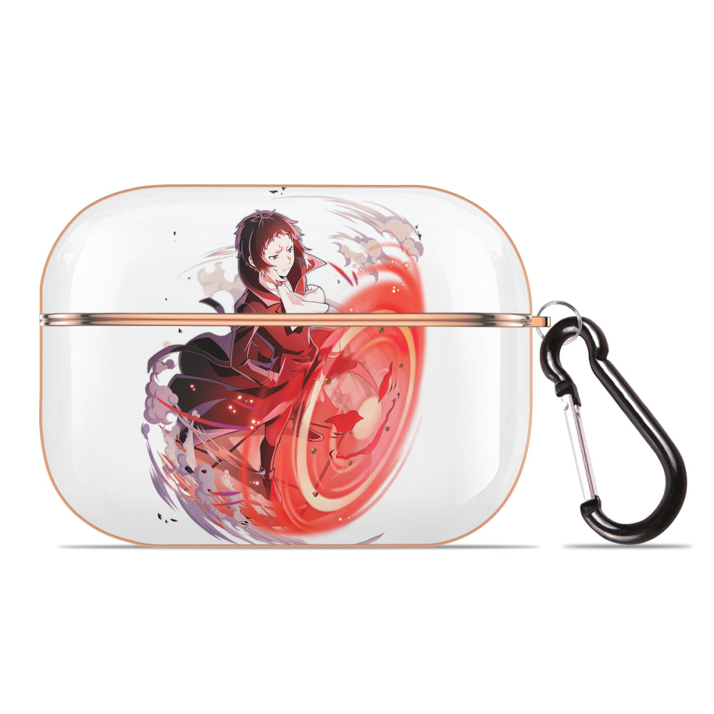 （画像用） 文豪ストレイドッグス Bungo Stray Dogs 【AirPods Pro用】ハードシェル保護ケース｜耐衝撃・防指紋・カラビナ付き商品仕様
