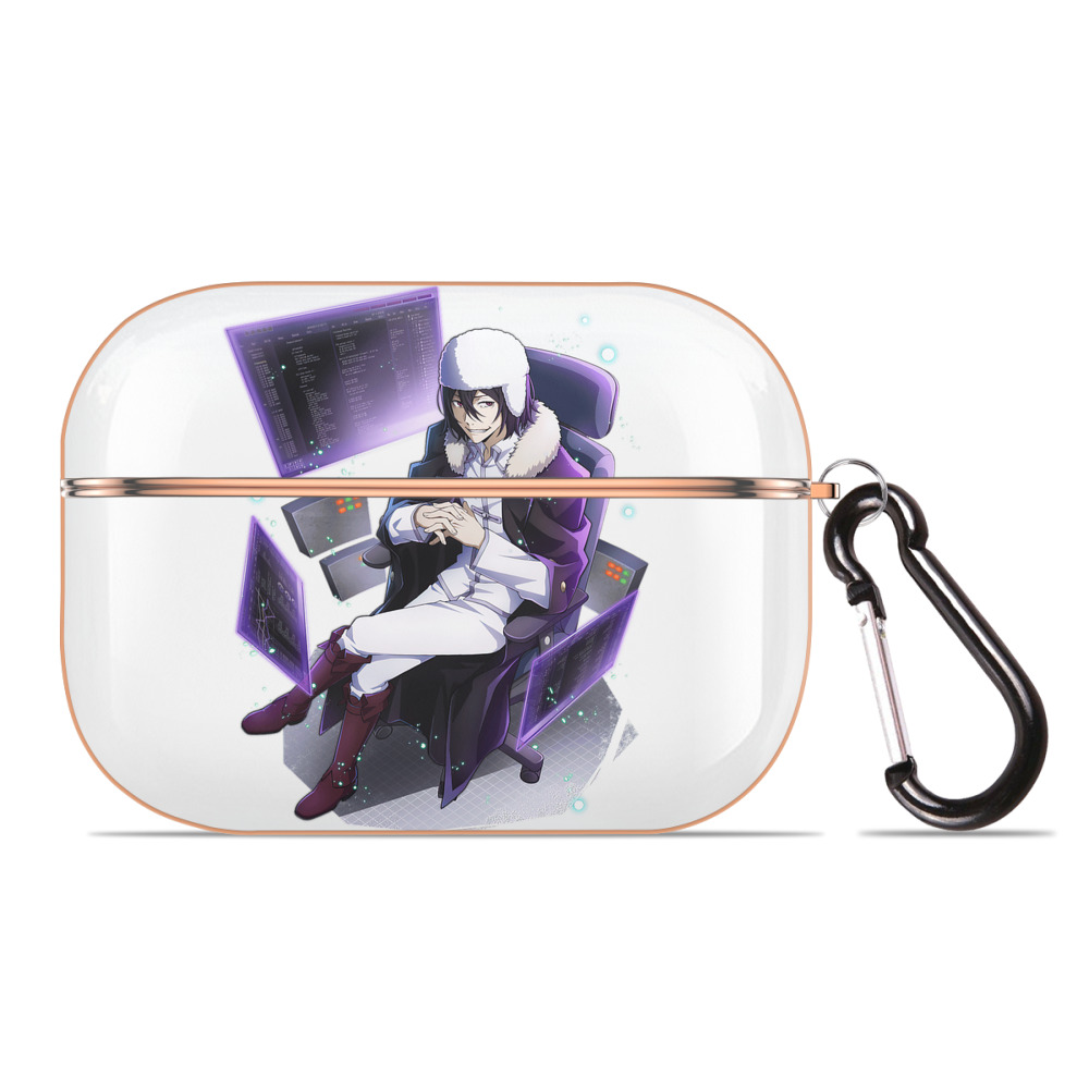 （画像用） 文豪ストレイドッグス Bungo Stray Dogs 【AirPods Pro用】ハードシェル保護ケース｜耐衝撃・防指紋・カラビナ付き商品仕様