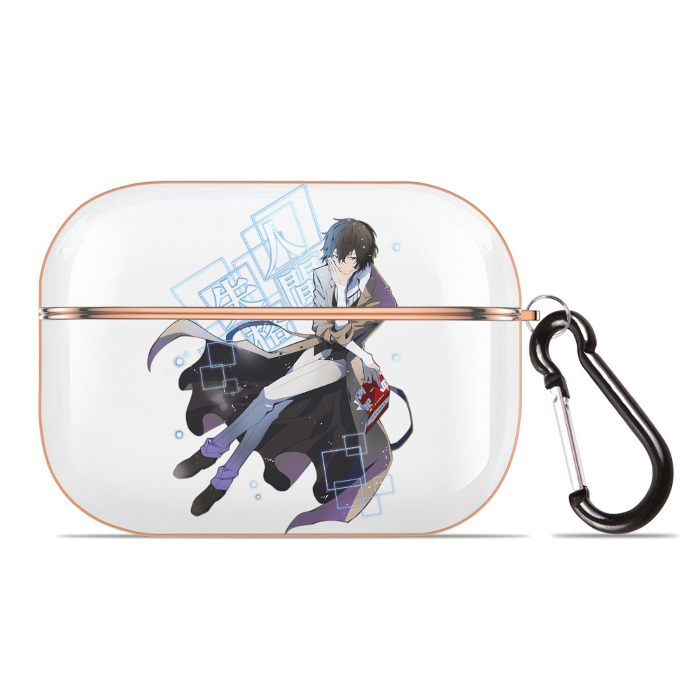 （画像用） 文豪ストレイドッグス Bungo Stray Dogs 【AirPods Pro用】ハードシェル保護ケース｜耐衝撃・防指紋・カラビナ付き商品仕様