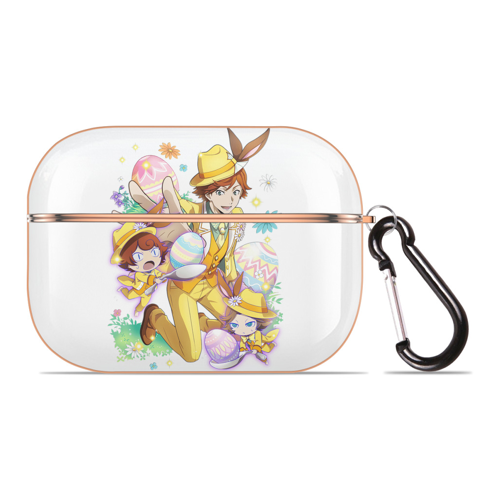 （画像用） 文豪ストレイドッグス Bungo Stray Dogs 【AirPods Pro用】ハードシェル保護ケース｜耐衝撃・防指紋・カラビナ付き商品仕様
