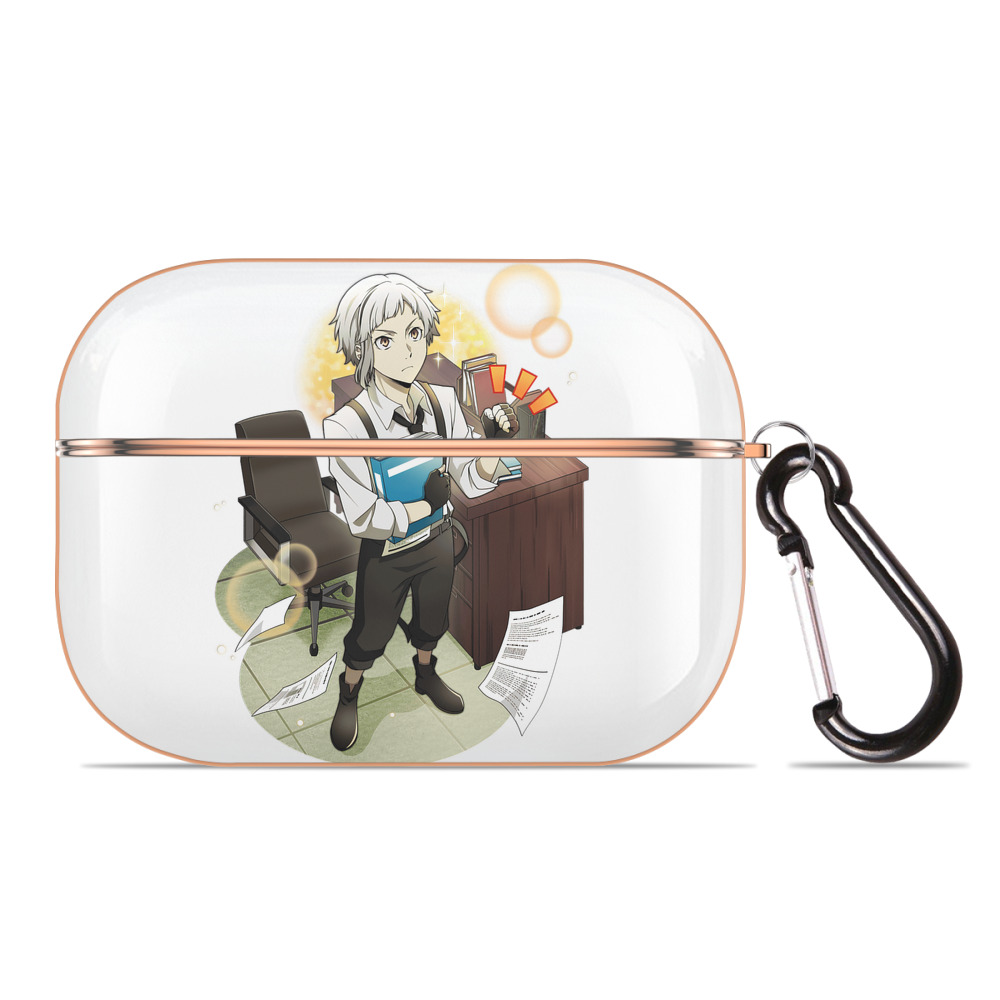 （画像用） 文豪ストレイドッグス Bungo Stray Dogs 【AirPods Pro用】ハードシェル保護ケース｜耐衝撃・防指紋・カラビナ付き商品仕様