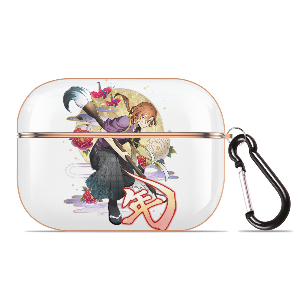 （画像用） 文豪ストレイドッグス Bungo Stray Dogs 【AirPods Pro用】ハードシェル保護ケース｜耐衝撃・防指紋・カラビナ付き商品仕様