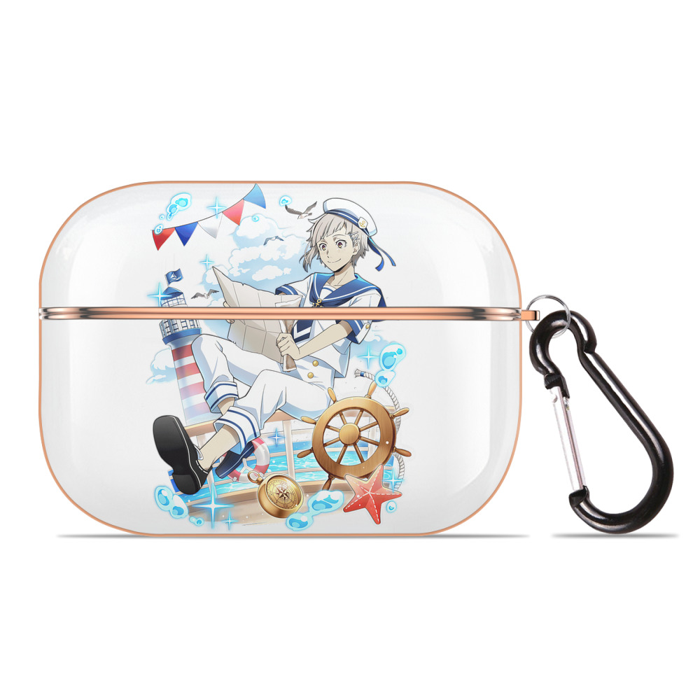（画像用） 文豪ストレイドッグス Bungo Stray Dogs 【AirPods Pro用】ハードシェル保護ケース｜耐衝撃・防指紋・カラビナ付き商品仕様