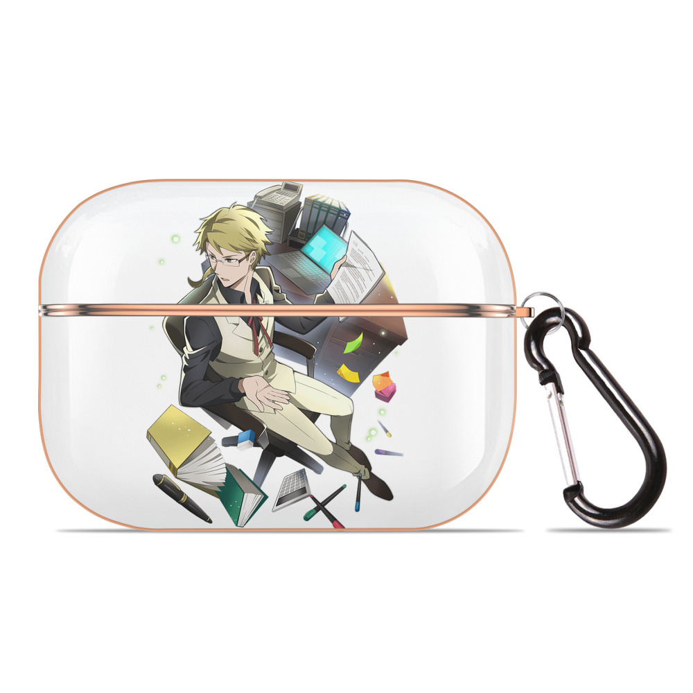 （画像用） 文豪ストレイドッグス Bungo Stray Dogs 【AirPods Pro用】ハードシェル保護ケース｜耐衝撃・防指紋・カラビナ付き商品仕様