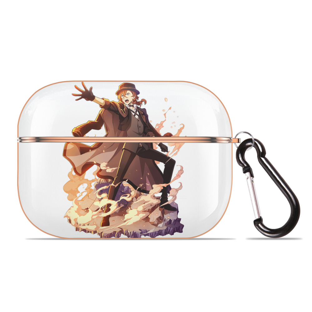 （画像用） 文豪ストレイドッグス Bungo Stray Dogs 【AirPods Pro用】ハードシェル保護ケース｜耐衝撃・防指紋・カラビナ付き商品仕様