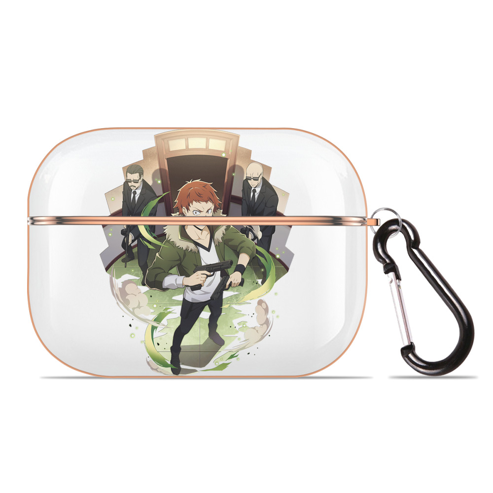 （画像用） 文豪ストレイドッグス Bungo Stray Dogs 【AirPods Pro用】ハードシェル保護ケース｜耐衝撃・防指紋・カラビナ付き商品仕様
