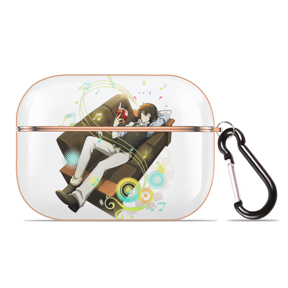 （画像用） 文豪ストレイドッグス Bungo Stray Dogs 【AirPods Pro用】ハードシェル保護ケース｜耐衝撃・防指紋・カラビナ付き商品仕様