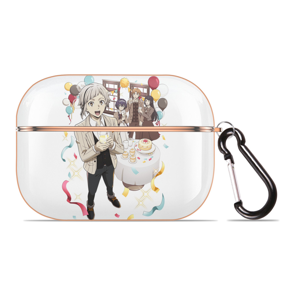 （画像用） 文豪ストレイドッグス Bungo Stray Dogs 【AirPods Pro用】ハードシェル保護ケース｜耐衝撃・防指紋・カラビナ付き商品仕様