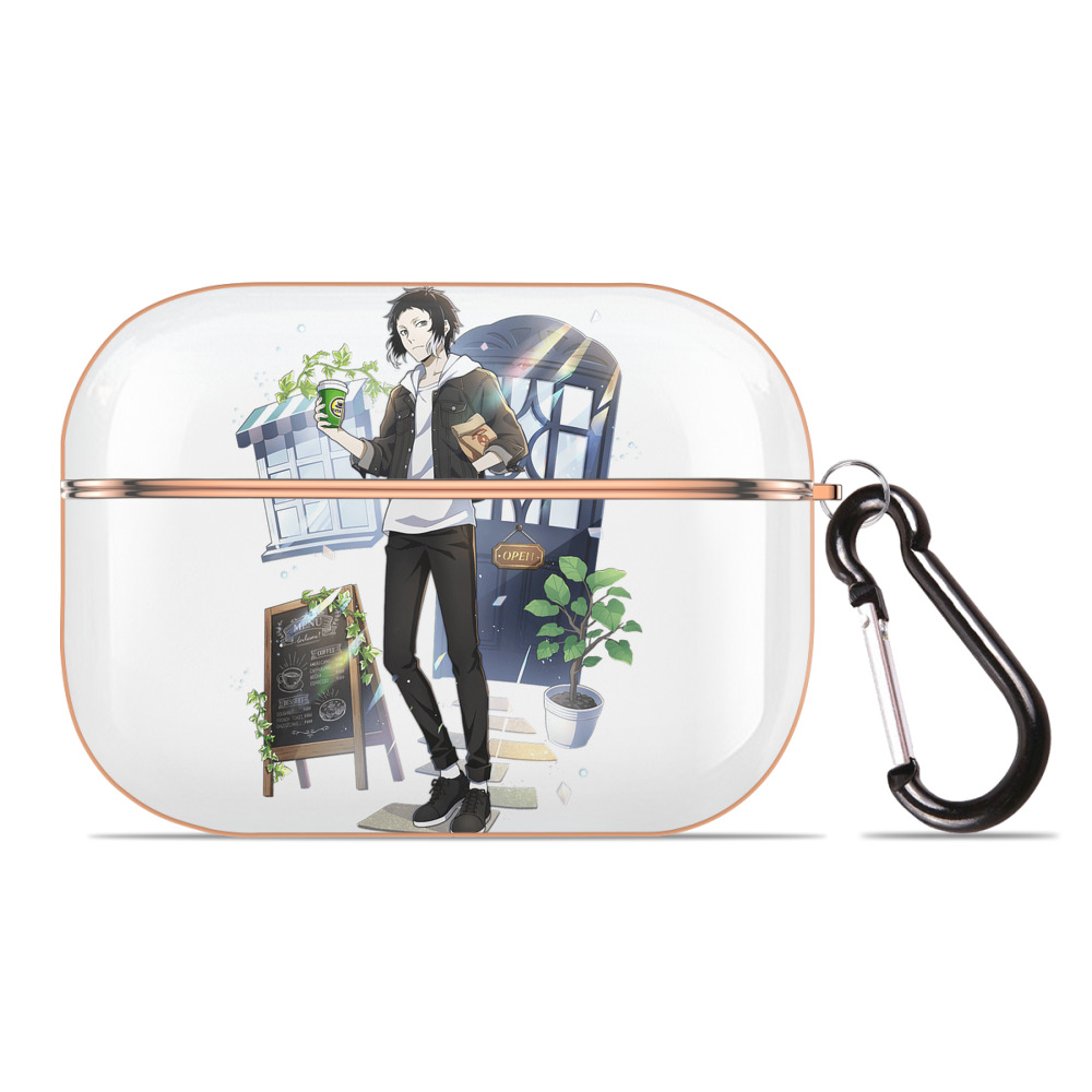 （画像用） 文豪ストレイドッグス Bungo Stray Dogs 【AirPods Pro用】ハードシェル保護ケース｜耐衝撃・防指紋・カラビナ付き商品仕様