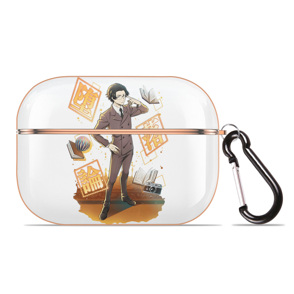（画像用） 文豪ストレイドッグス Bungo Stray Dogs 【AirPods Pro用】ハードシェル保護ケース｜耐衝撃・防指紋・カラビナ付き商品仕様