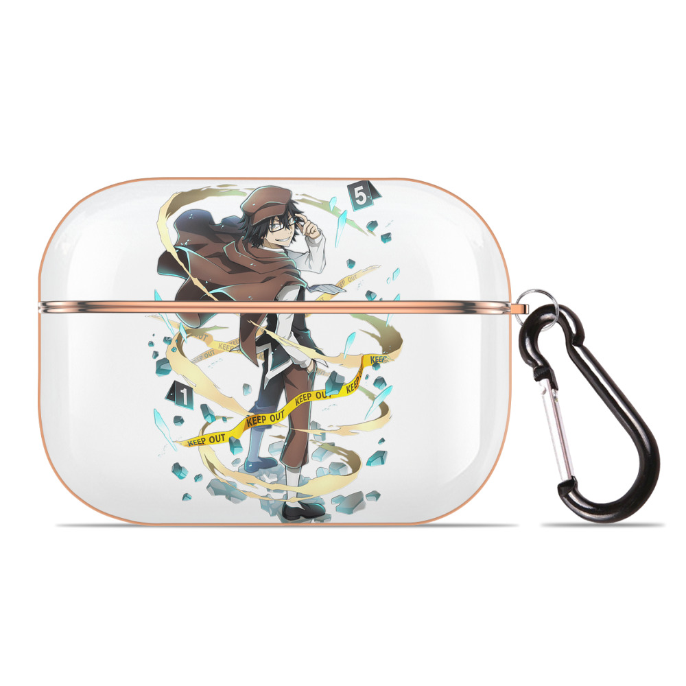 （画像用） 文豪ストレイドッグス Bungo Stray Dogs 【AirPods Pro用】ハードシェル保護ケース｜耐衝撃・防指紋・カラビナ付き商品仕様